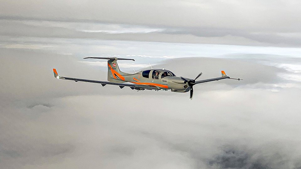 Diamond Aircraft DA50 first flight with retractable gear - Diamond ...